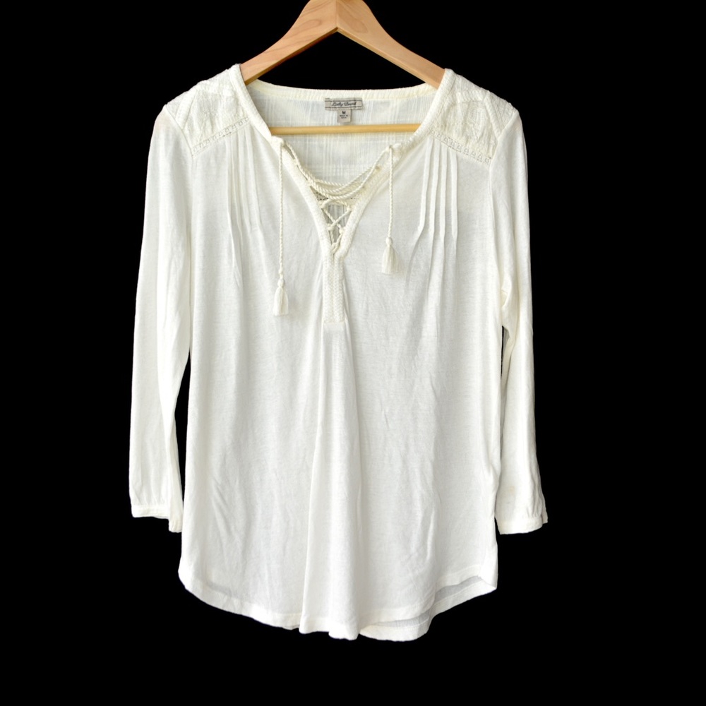 🌸Lucky Brand Long Sleeve Women's Blouse